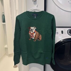 NWOT Ralph Lauren pug dog sweater